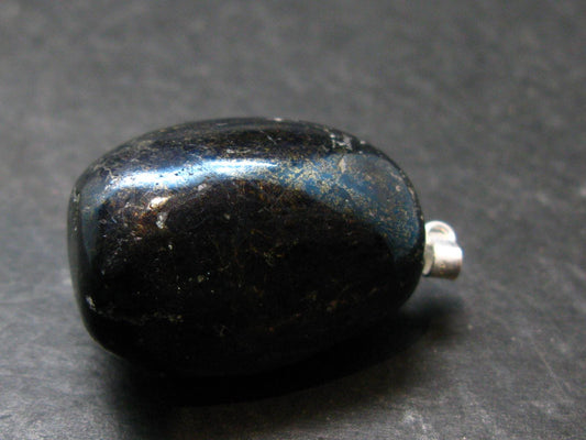 Covelite Covellite Crystal Silver Pendant From Peru - 1.4" - 22.62 Grams