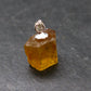 Gem Heliodor Golden Beryl Silver Pendant From Tajikistan - 6.60 Carats - 0.7"