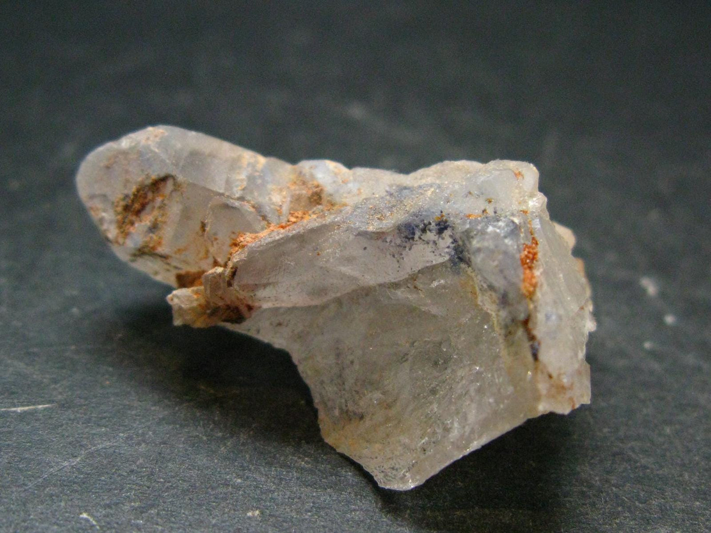 Dumortierite In Quartz Crystal From Brazil - 1.4" - 10.54 Grams