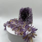 Raw Ametrine Crystal Necklace – Chunky Natural Gemstone Beads – Amethyst Citrine Statement Jewelry - 149.27 Grams