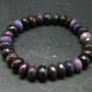 Sugilite Genuine Bracelet ~ 7 Inches ~ 10mm Rondelle Beads