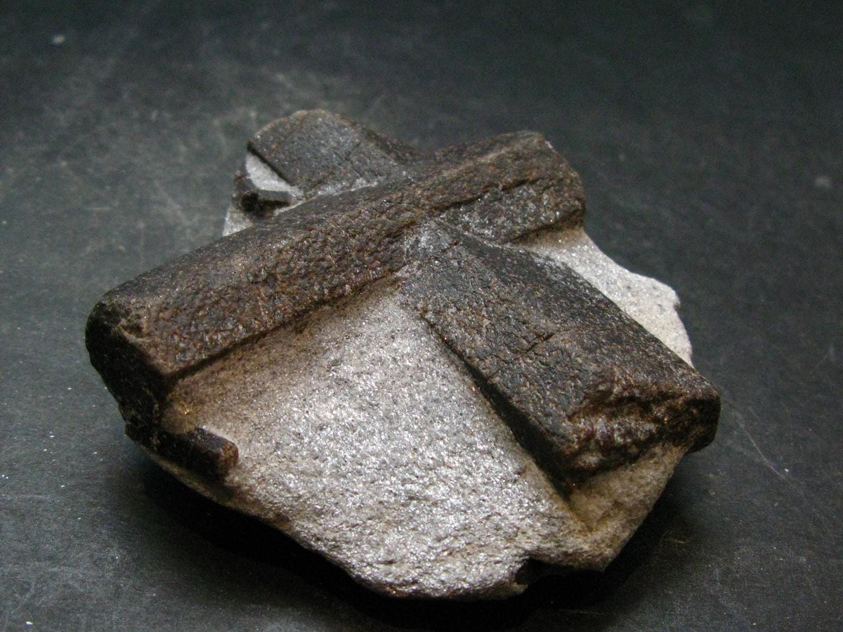 A Perfect Staurolite Crystal from Russia - 3.1" - 207.66 Grams