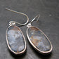 Natural Pietersite Silver Earrings from Namibia - 1.6" - 5.33 Grams