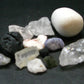 Synergy 12 Set Phenakite Moldavite Natrolite Petalite Danburite Tektite Scolecite Herderite Tanzanite Brookite 73.35 Gr