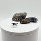 Blue Sapphire Bypass Ring: Sterling Silver September Birthstone, Size 8