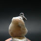Phenakite Phenacite Tumbled Crystal Silver Pendant From Brazil - 2.21 Grams - 0.8"