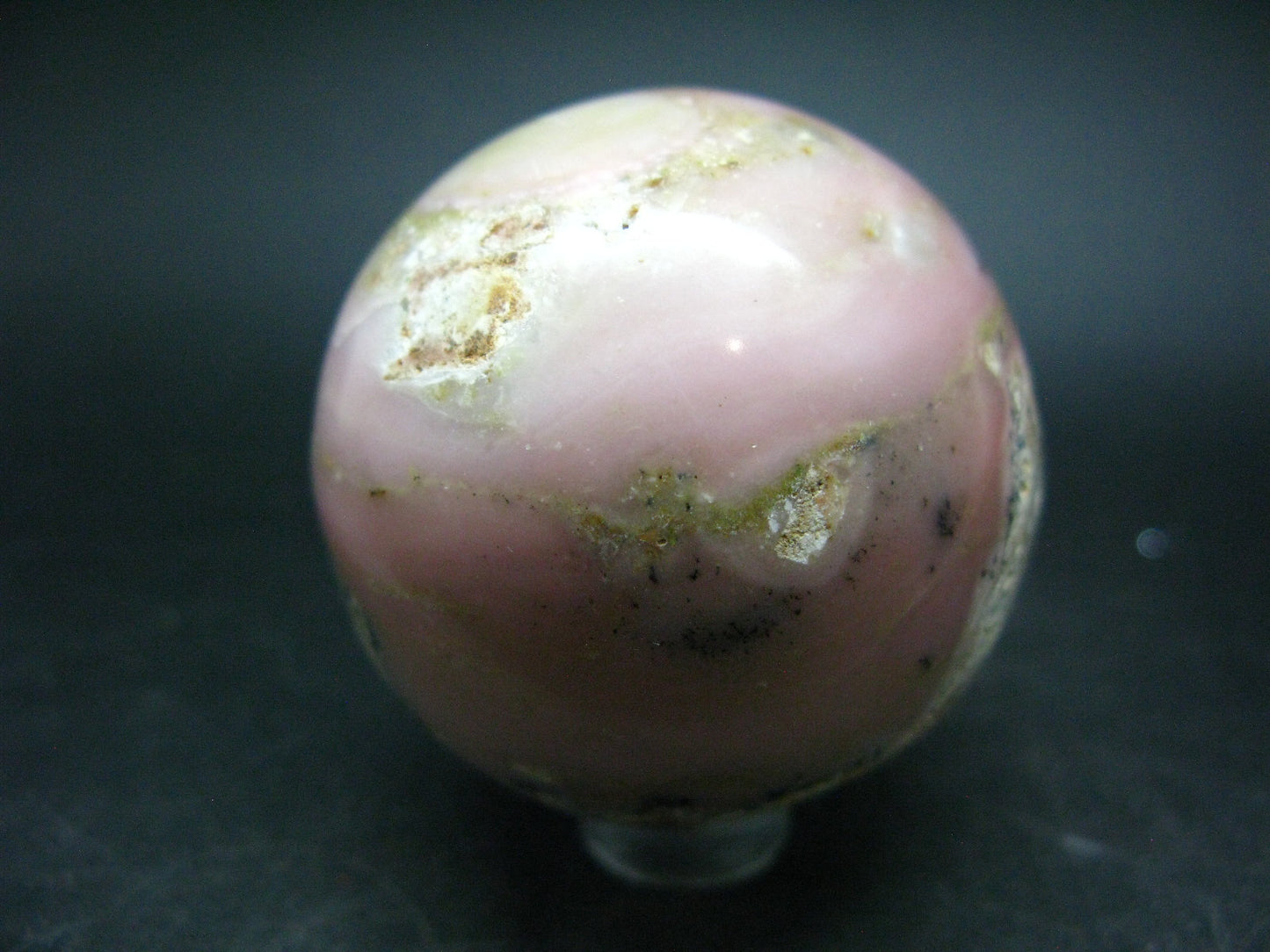 Rare Pink Opal Ball Sphere from Peru - 137.1 Grams - 1.9"