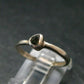 Cute Gem Moldavite Sterling Silver Ring From Czech Republic - Size 6.75 - 1.46 Grams