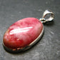 Rare Pink Tugtupite Sterling Silver Pendant From Greenland - 1.5" - 5.85 Grams