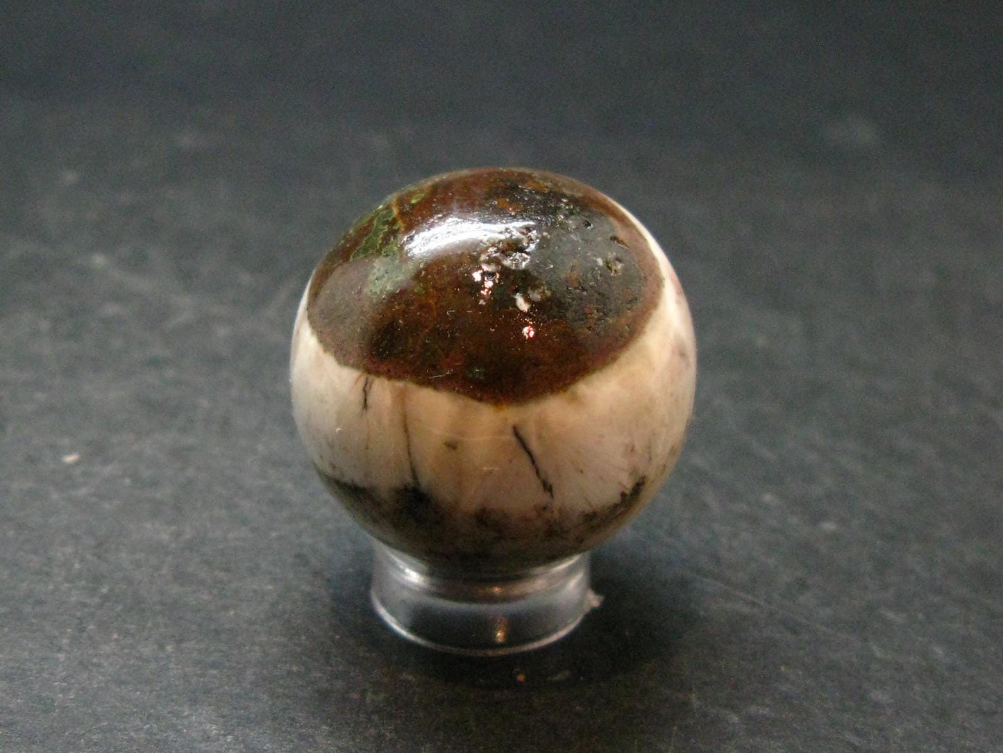 Natrolite Sphere Ball From Indonesia - 1.1" - 22.73 Grams