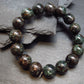 Seraphinite Clinochlore Genuine Bracelet ~ 7 Inches ~ 12mm Round Beads