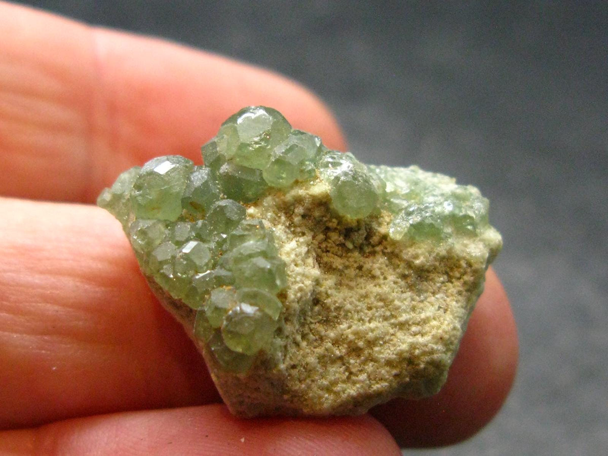 Rare Demantoid Garnet Cluster from Madagascar - 0.9" - 5.23 Grams