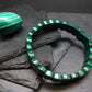 Malachite Genuine Bracelet ~ 7 Inches ~ 12mm Oval Beads