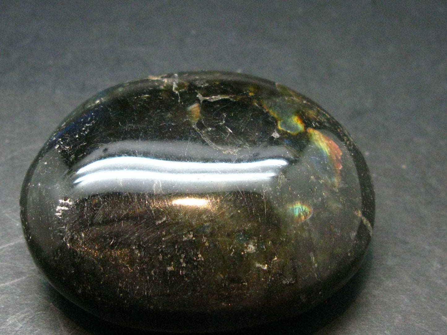 Labradorite Polished Stone from Madagascar - 2.1"