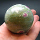Ruby In Fuchsite Sphere from India - 1.7"