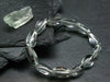 Prasiolite Green Amethyst Genuine Bracelet ~ 7 Inches ~ 14mm Tumbled Beads