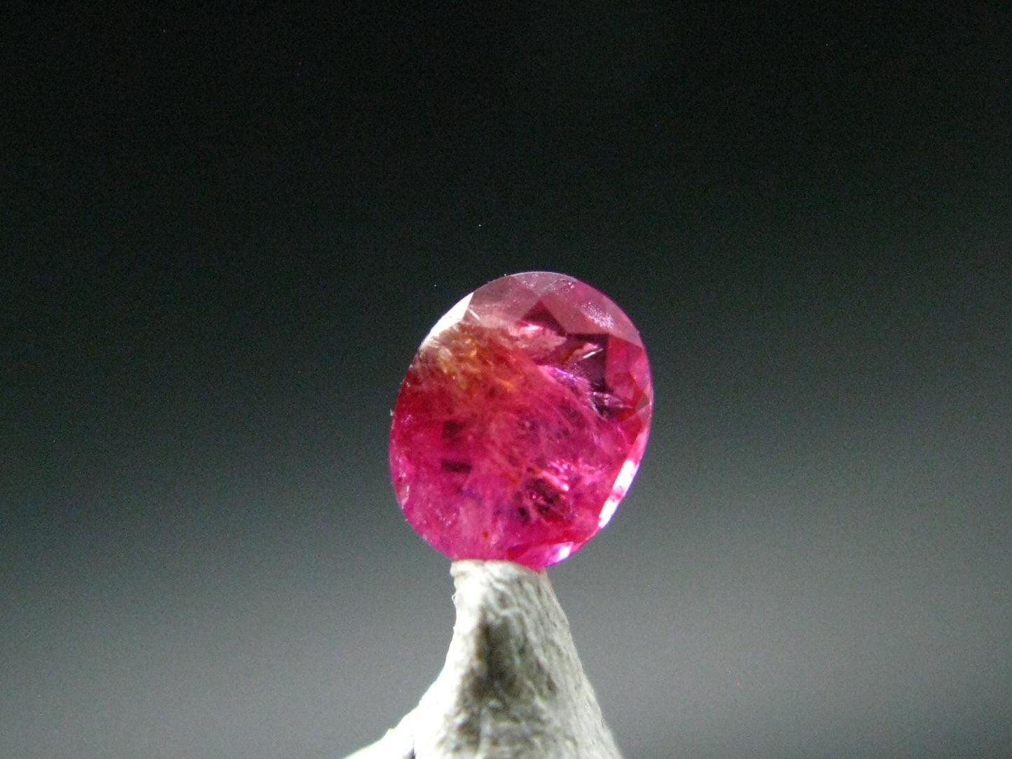 Beautiful Rare Gem Bixbite Red Beryl Emerald Cut Stone From Utah USA - 0.27 Carats - 4.9x4.0mm
