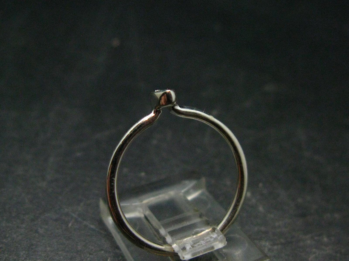 Genuine Alexandrite Gem Silver Ring From Russia - Size 6 - 1.26 Grams