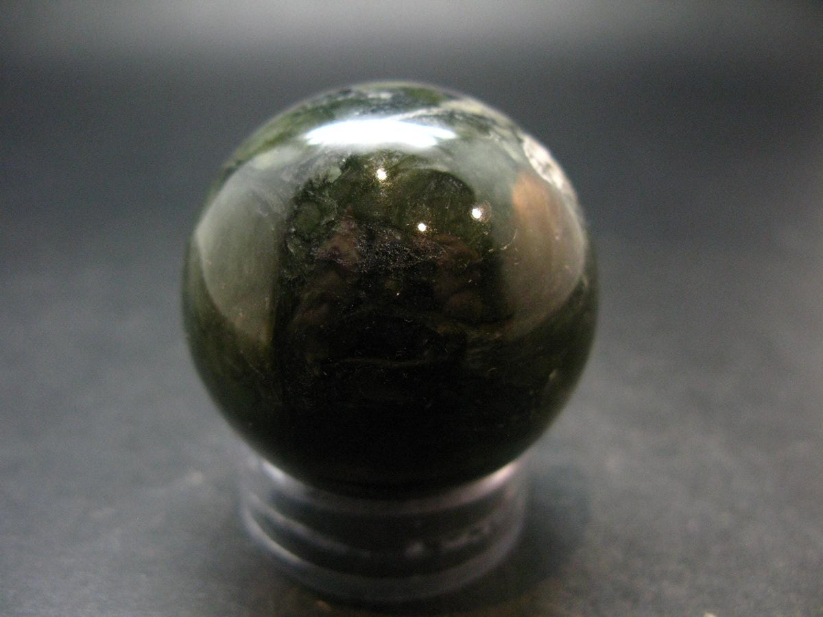 Nephrite Jade 1.7" Sphere Ball from Canada - 103.23 Grams
