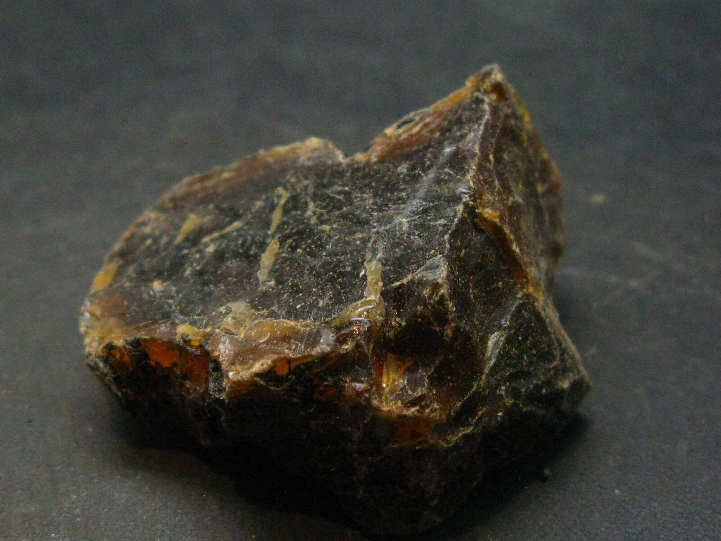 Rare Large Blue Amber Raw Piece Fluorescent From Indonesia - 1.5" - 10.38 Grams