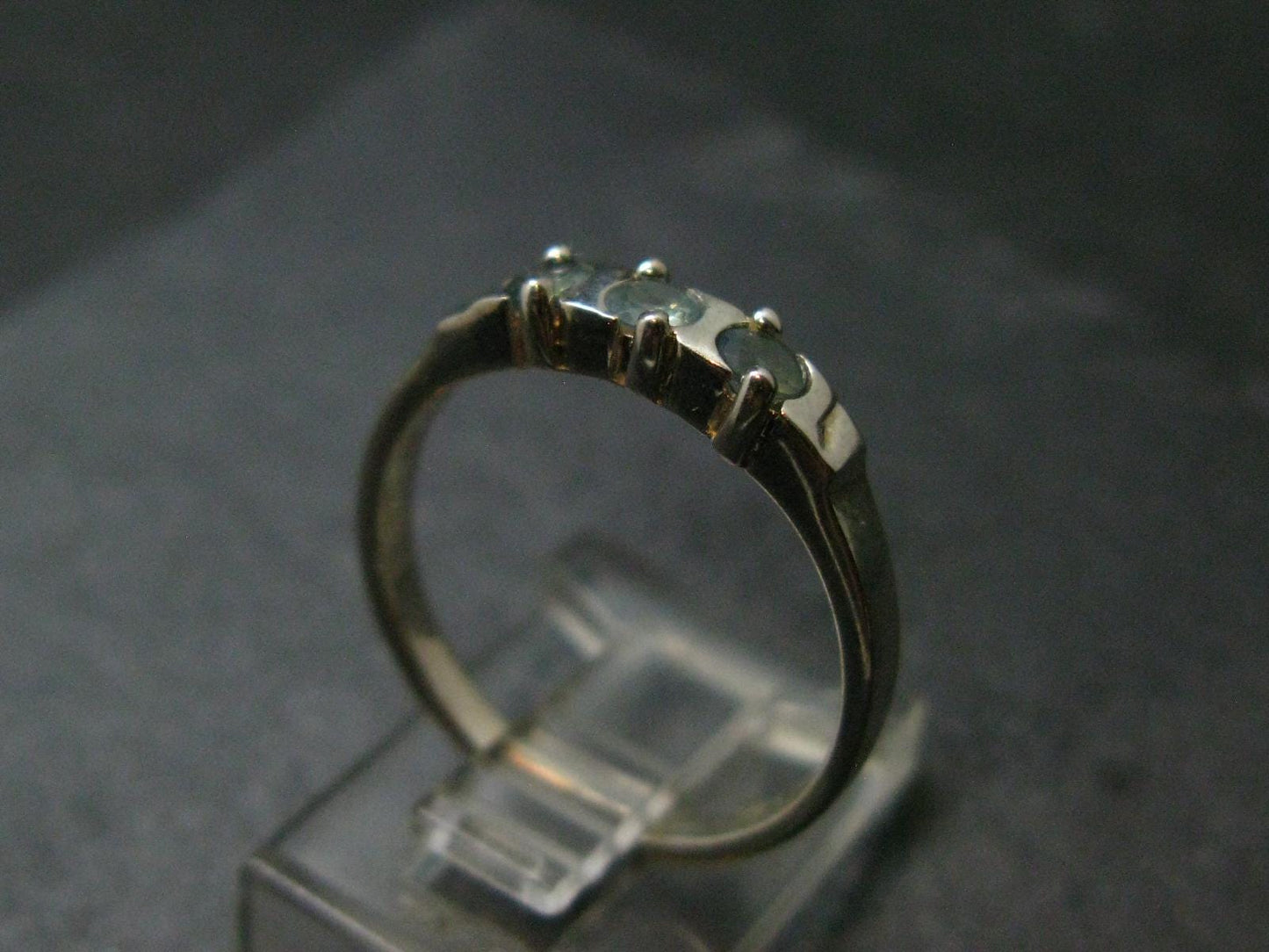 Genuine Alexandrite Gem Silver Ring From Russia - Size 7.25 - 2.25 Grams