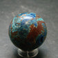 Quantum Quattro Sphere - Malachite Shattuckite Chrysocola Dioptase - 1.1" - 25.19 Grams