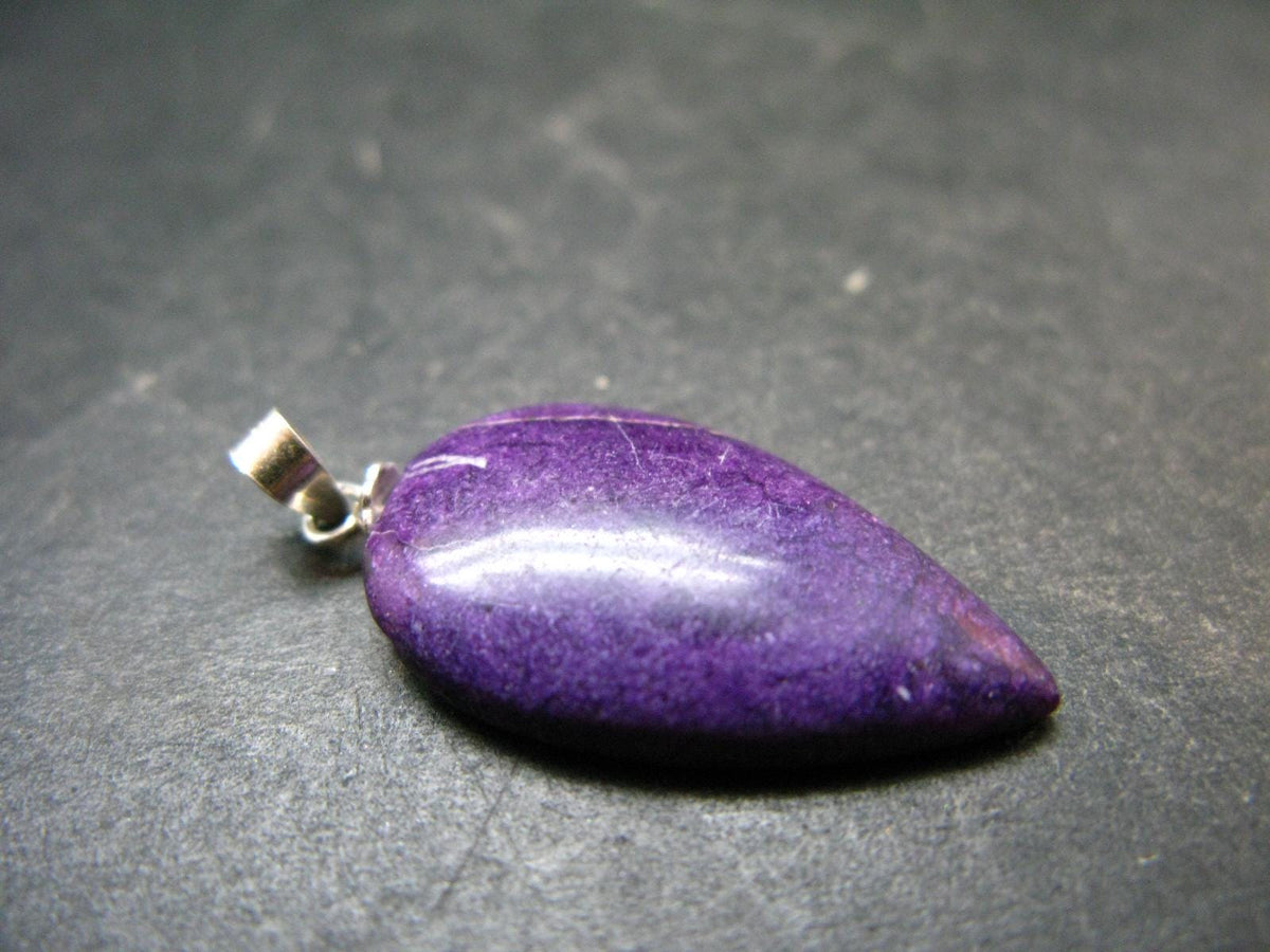 Rare Silver Stichtite Pendant from Australia - 1.3"