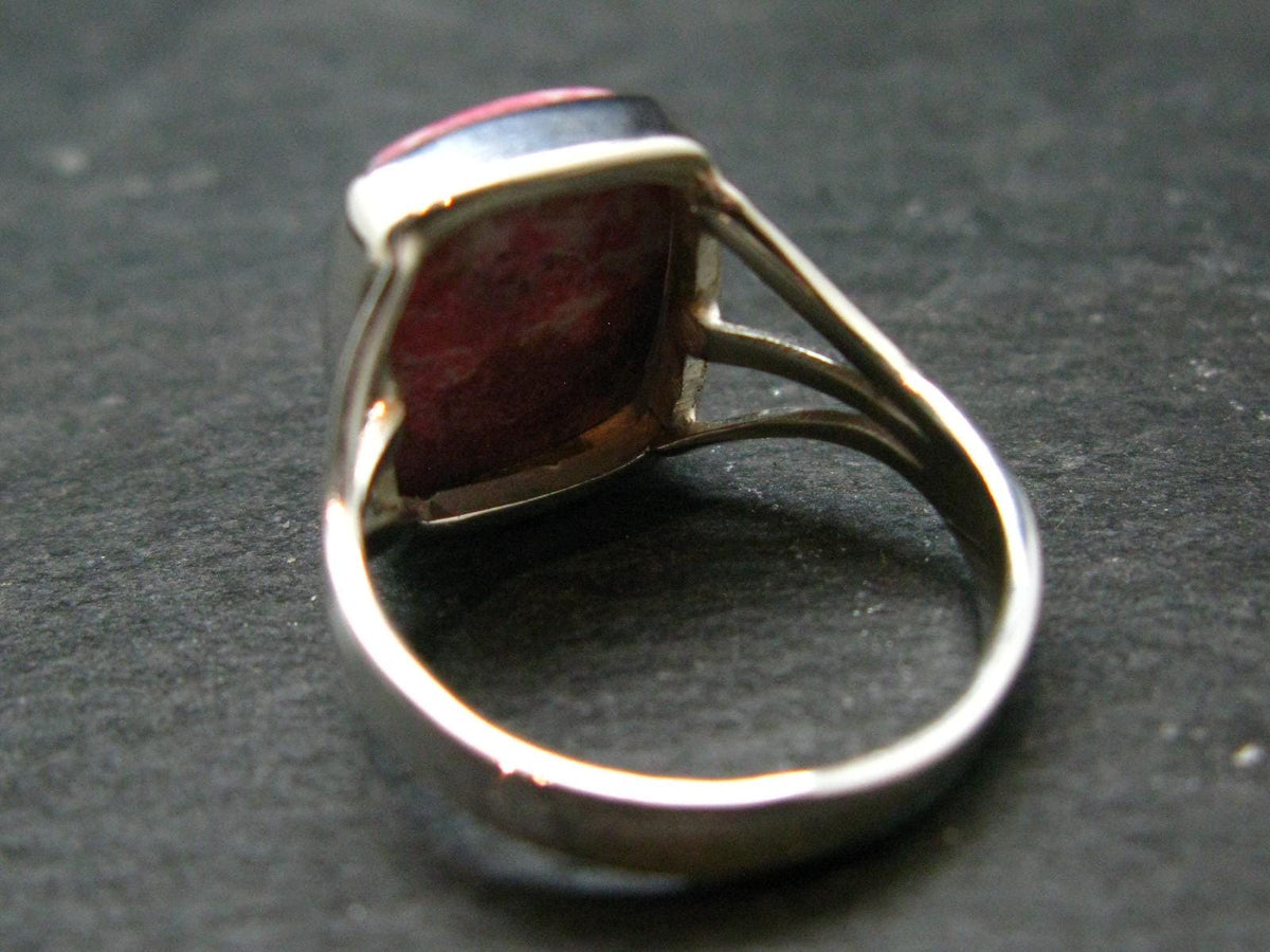 Thulite Silver Pendant From Norway - 5.40 Grams - Size 9