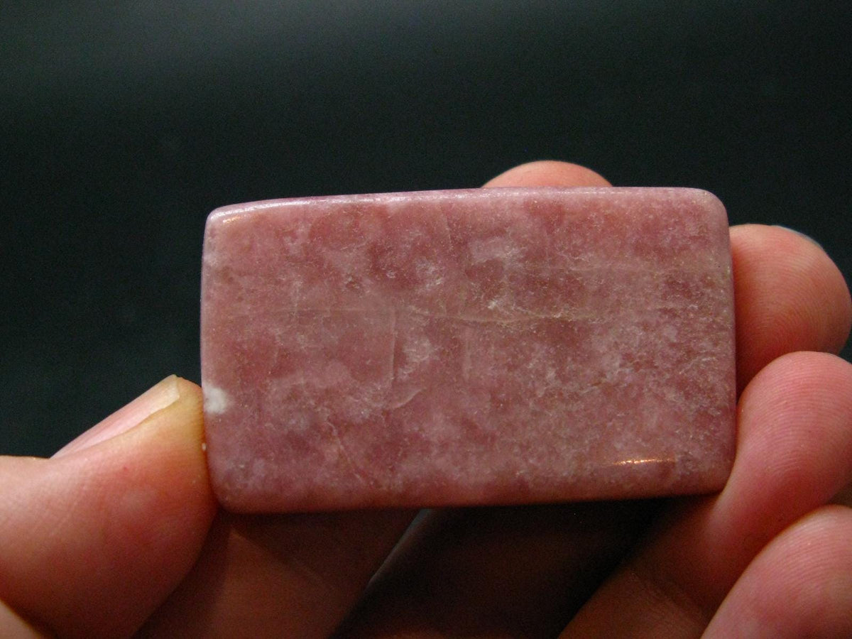 Rare Pink Petalite Tumbled Stone From Canada - 1.7" - 13.81 Grams