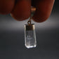 Fantastic Gemmy Aquamarine Crystal Silver Pendant From Brazil - 1.0" - 1.94 Grams