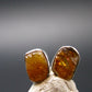 Herderite Stud Earrings Sterling Silver From Brazil - 1.35 Grams