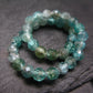 Blue Zircon Genuine Bracelet ~ 7 Inches ~ 5mm Facetted Beads