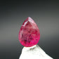 Beautiful Rare Gem Bixbite Red Beryl Emerald Cut Stone From Utah USA - 0.43 Carats - 6.5x4.6mm