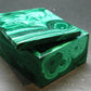 ich Vibrant Green Malachite Box From Congo - 2.7" - 274.12 Grams