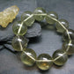 Libyan Tektite Glass Genuine Bracelet ~ 7 Inches ~ 20mm Round Beads