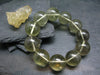 Libyan Tektite Glass Genuine Bracelet ~ 7 Inches ~ 20mm Round Beads