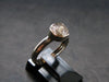 Gray Herderite Silver Ring from Africa - Size 6 - 1.77 Grams