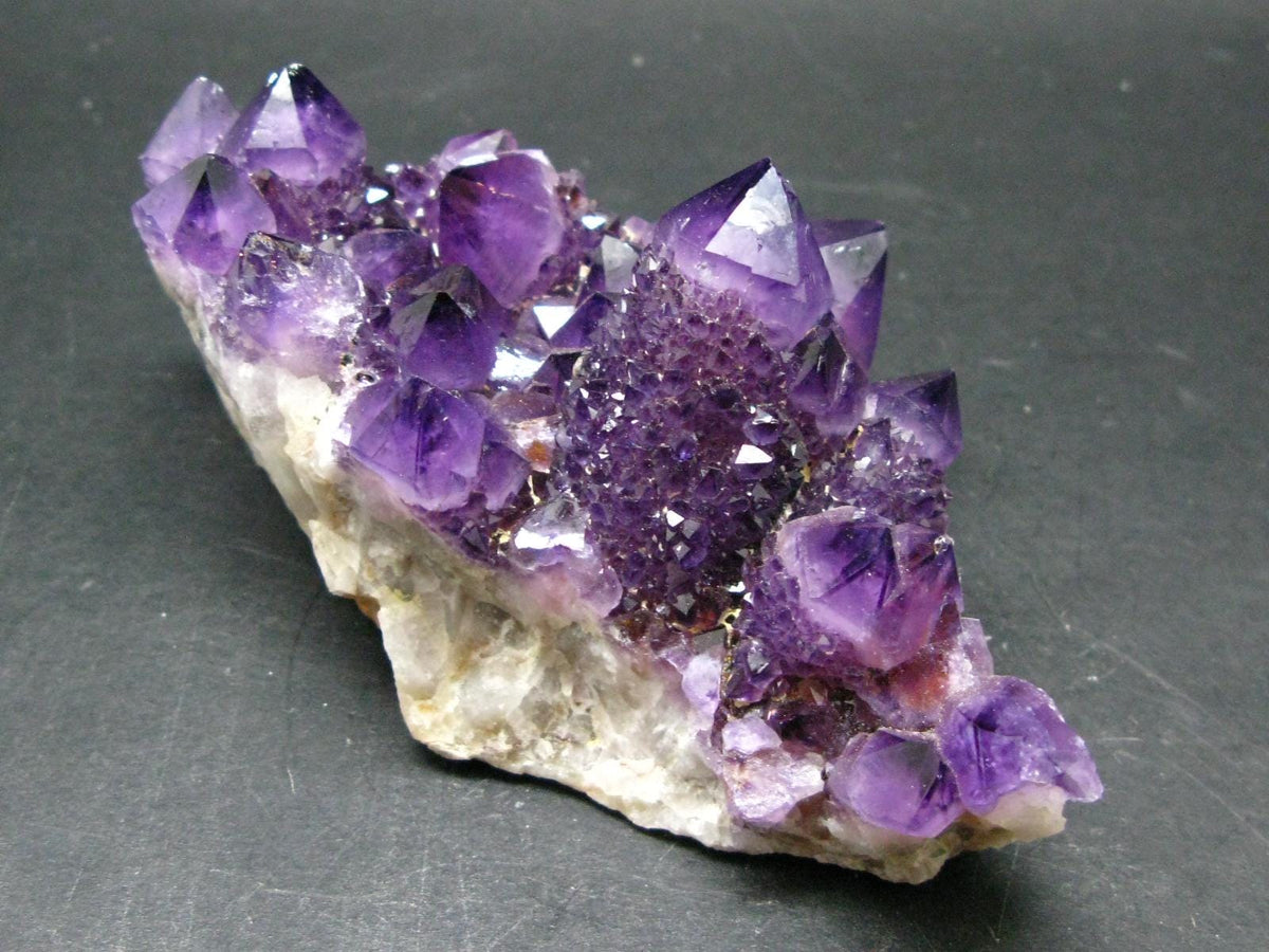 Stunning Cactus Amethyst Spirit Quartz Cluster From South Africa - 5.2" - 322 Grams