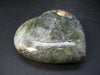 Labradorite Heart from Madagascar - 3.6"