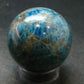 Large neon blue Apatite sphere from Madagascar- 162.0 - 1.8"