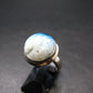 Blue Ice Glacierite Silver Ring from Indonesia - Size 6- 5.86 Grams