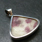 Pink Tourmaline In Quartz Crystal Silver Pendant from Brazil- 1.5" - 9.03 Grams