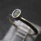 Genuine Alexandrite Gem Silver Ring From Russia - Size 4 - 1.35 Grams