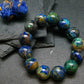 Azurite Genuine Bracelet ~ 7 Inches ~ 16mm Round Beads
