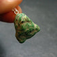 Extremely Rare Natural Maw Sit Sit Crystal Silver Pendant from Myanmar - 1.0" - 4.0 Grams