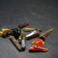 Rare Lot of 10 Zincite Crystals from Poland - 52.50 Carats