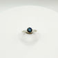 London Blue Topaz Ring – Bold Elegance in Deep Ocean Tones - Size 8