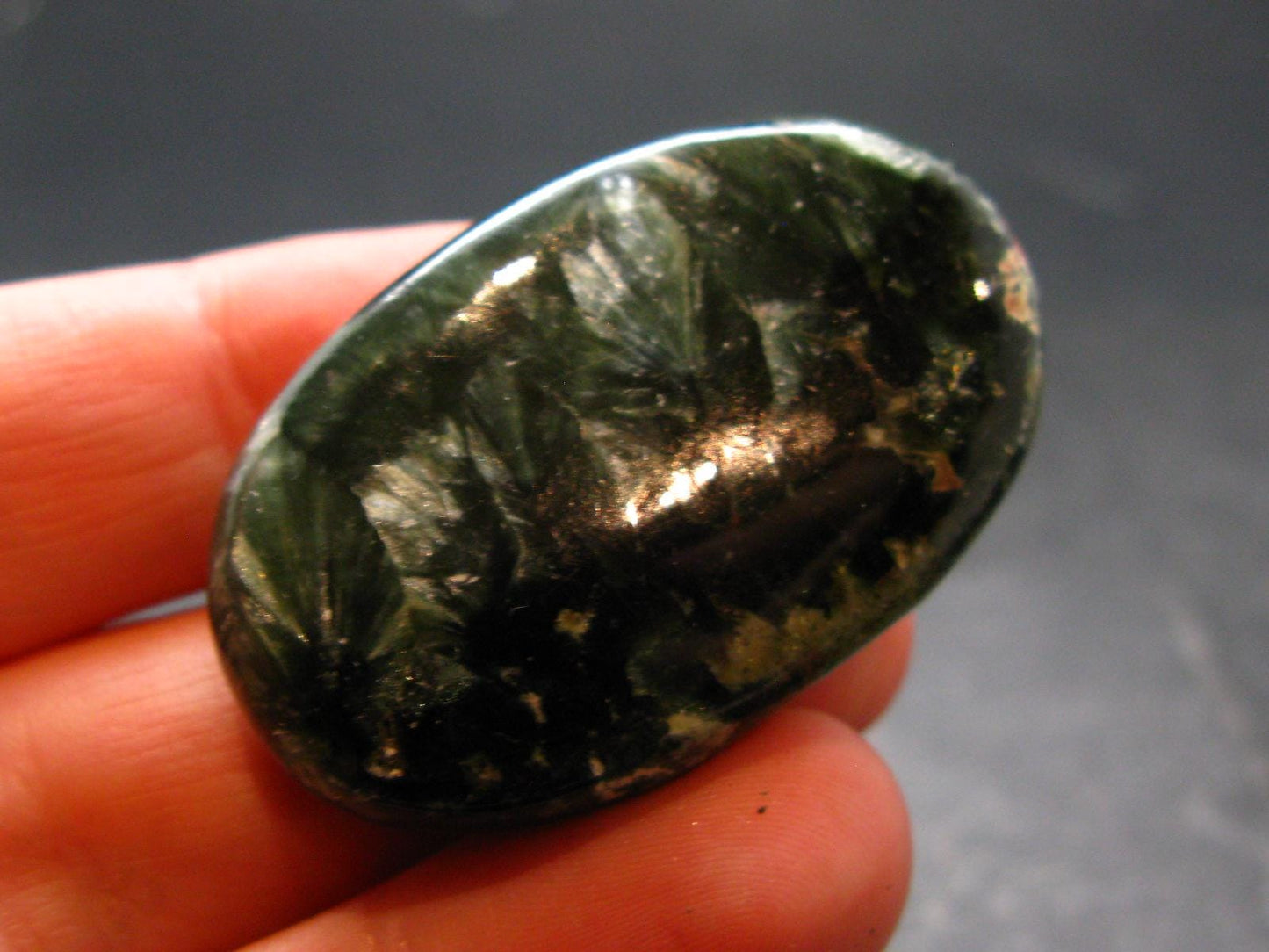 Large Polished Seraphinite Clinochlore Angels Wings Piece From Russia - 1.6" - 17.65 Grams