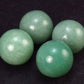 Lot of 4 Natural Green Aventurine Spheres from India - 45.4 Grams