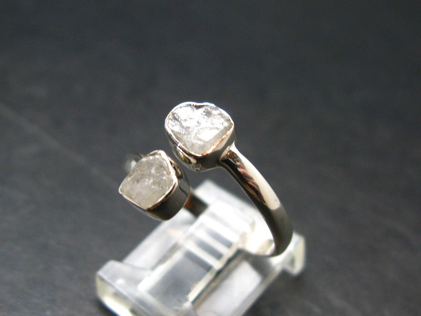 Natrolite Silver Ring From Russia - 2.18 Grams - Size 9